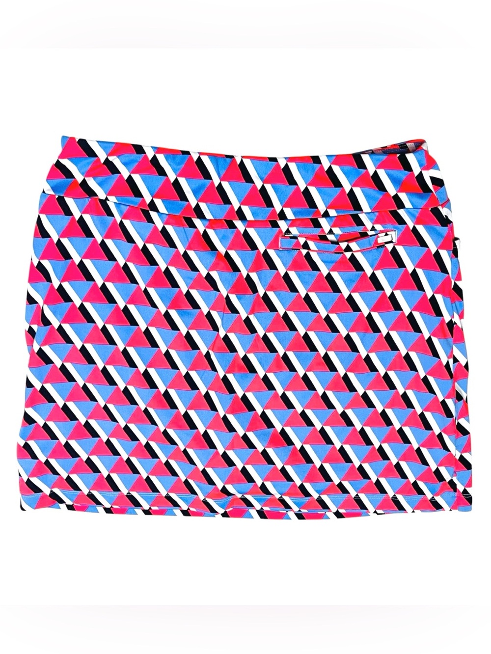 Tail Activewear Skirt Skort Neon/Coral Lilac Geo Pull On Pockets Golf Tennis S - Picture 4 of 9